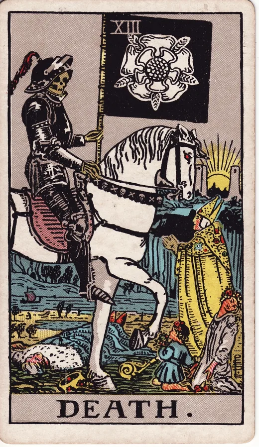 Death tarot card (Rider-Waite-Smith)