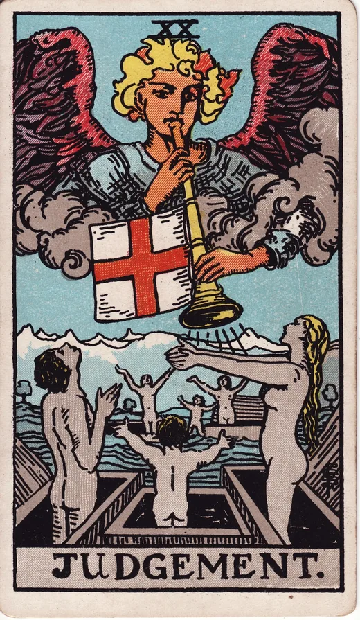 Judgement tarot card (Rider-Waite-Smith)