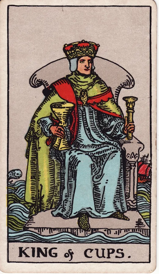 King of Cups tarot card (Rider-Waite-Smith)