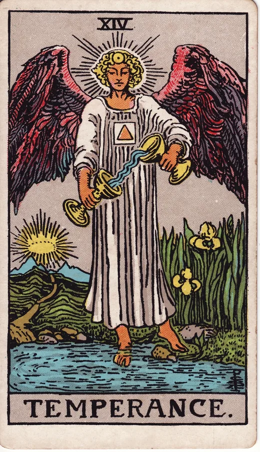 Temperance tarot card (Rider-Waite-Smith)