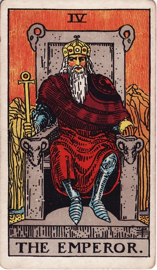 The Emperor tarot card (Rider-Waite-Smith)