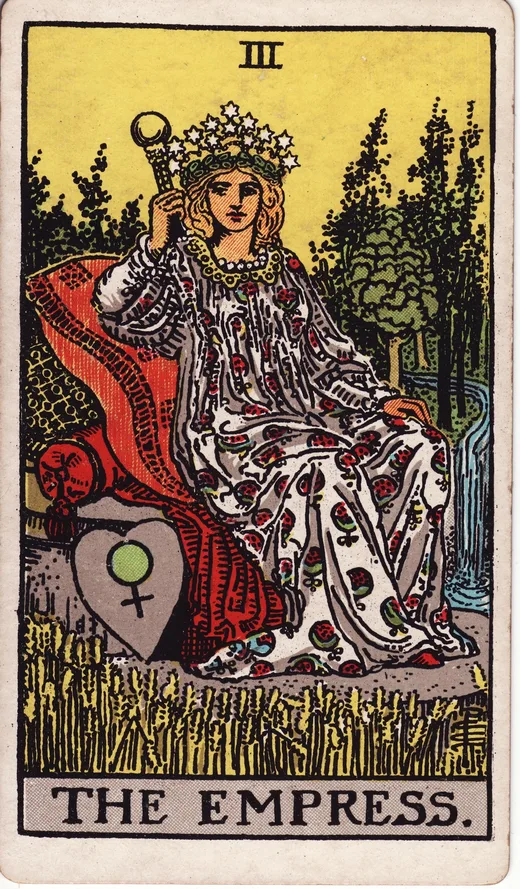 The Empress tarot card (Rider-Waite-Smith)
