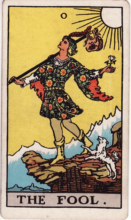 The Fool tarot card (Rider-Waite-Smith)