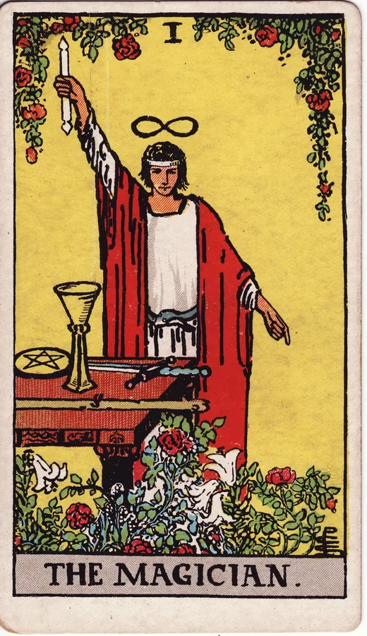 The Magician tarot card (Rider-Waite-Smith)